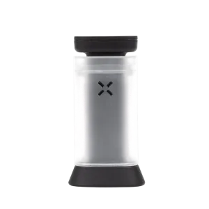 PAX Puck Press Clear montado com base e êmbolo pretos