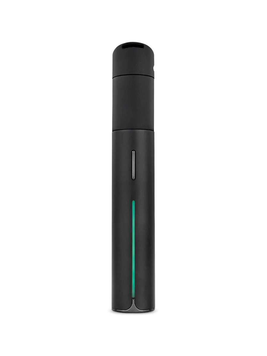 Puffco Pivot Onyx completo em vista frontal