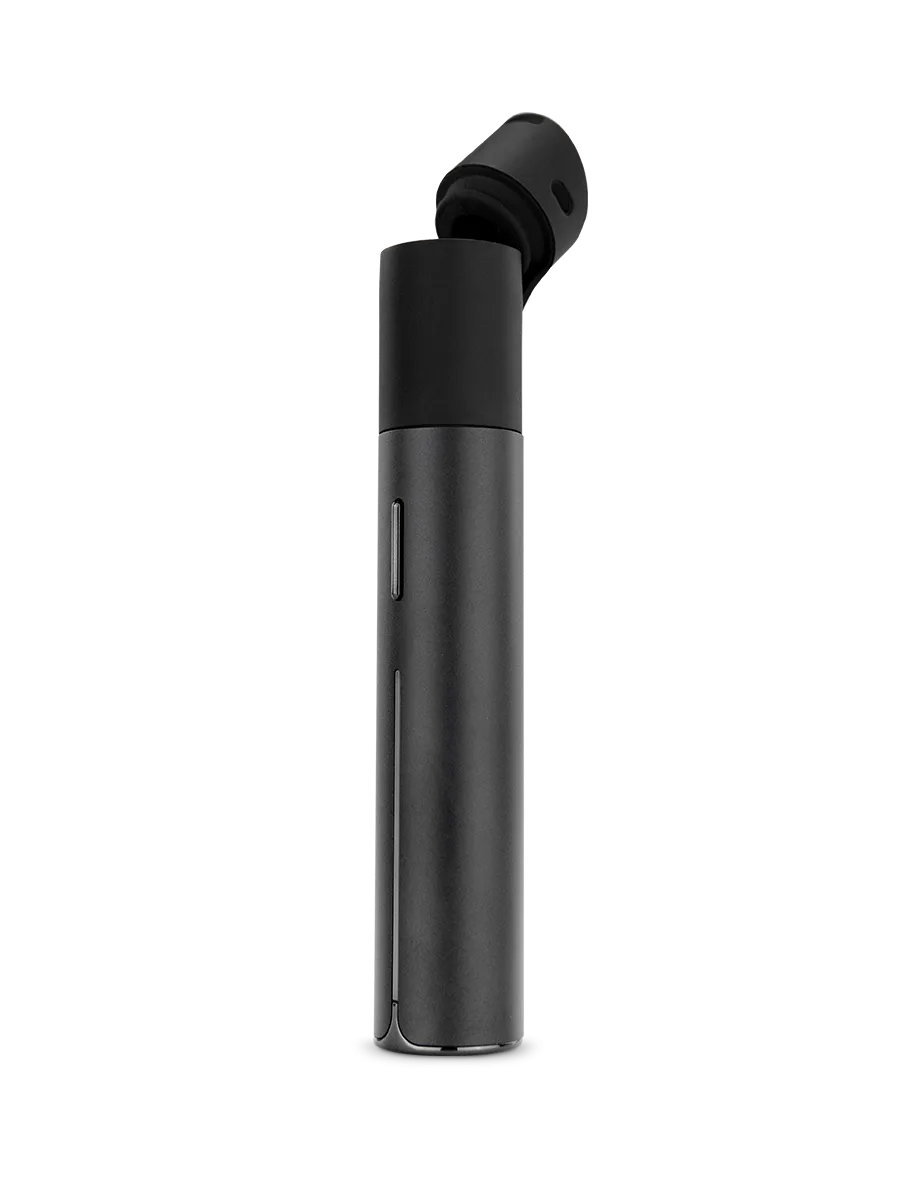 Puffco Pivot Onyx em vista diagonal