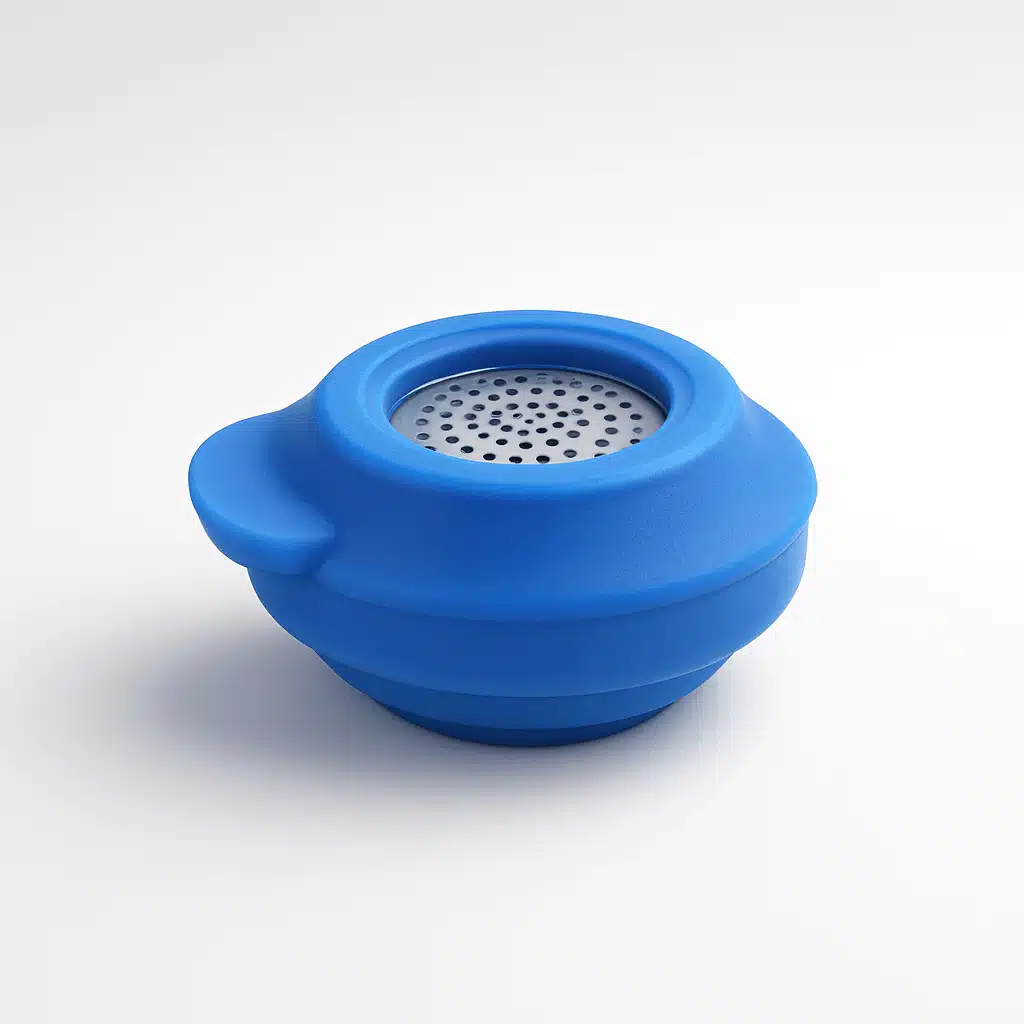 Kit de silicone azul com tela para bocal KingVapo Vibe